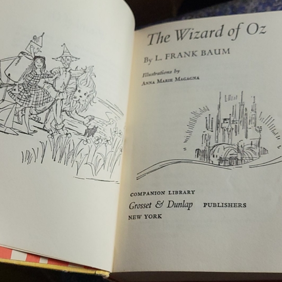 The Jungle Book/ The wizard of oz . 1944 Book - Picture 3 of 6